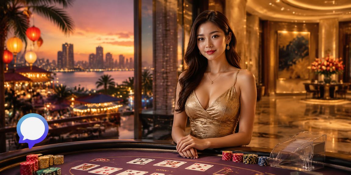 Giao diện Baccarat trực tuyến tại Đà Nẵng về đêm – 39000